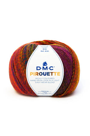 Lana PIROUETTE - DMC - Colore: 843 - ARANCIO VIOLA - by LacariaRicami.Store