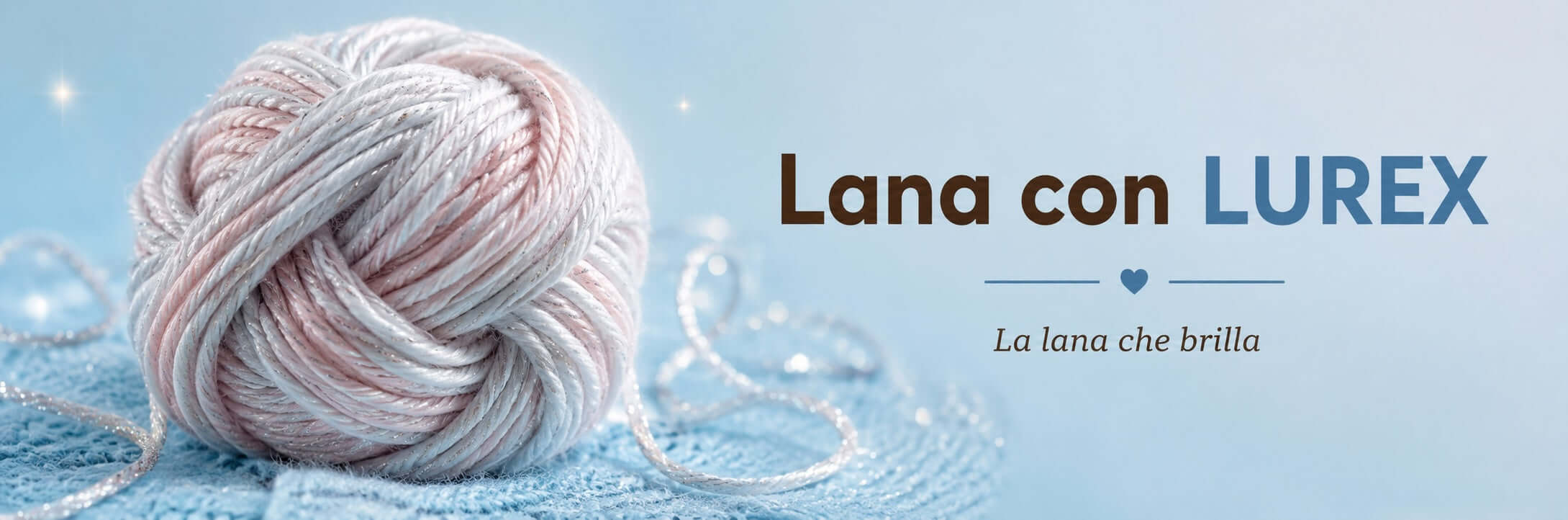 Lana con lurex per maglioni natalizi e capi da sera scintillanti