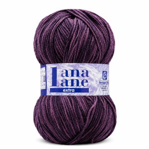 Lana Lane Extra Stampato StoneWash - Bertagna Filati - Colore: 111 - VIOLA MELANGE - by LacariaRicami.Store