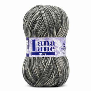 Lana Lane Extra Stampato StoneWash - Bertagna Filati - Colore: 118 - GRIGIO MELANGE - by LacariaRicami.Store