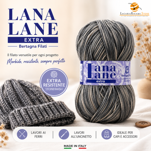 Lana Lane Extra Stampato StoneWash - Bertagna Filati - Colore: - by LacariaRicami.Store