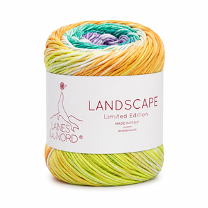Cotone LANDSCAPE - Laines du Nord - Colore: 005 - Smeraldo Arancio Lime - by LacariaRicami.Store