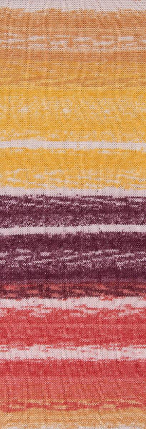 Cotone LANDSCAPE - Laines du Nord - Colore: 002 - Rosso Arancio Vinaccia - by LacariaRicami.Store