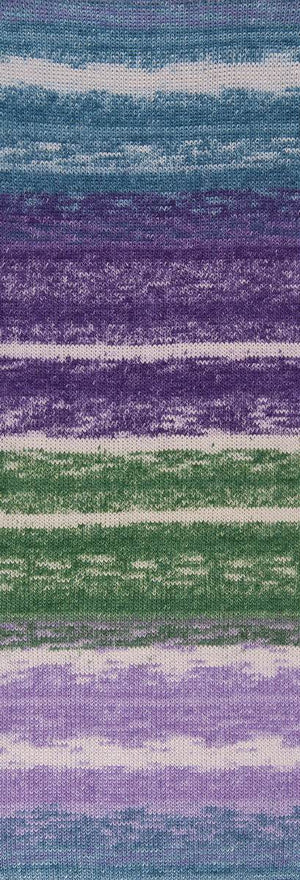 Cotone LANDSCAPE - Laines du Nord - Colore: 003 - Viola Verde - by LacariaRicami.Store
