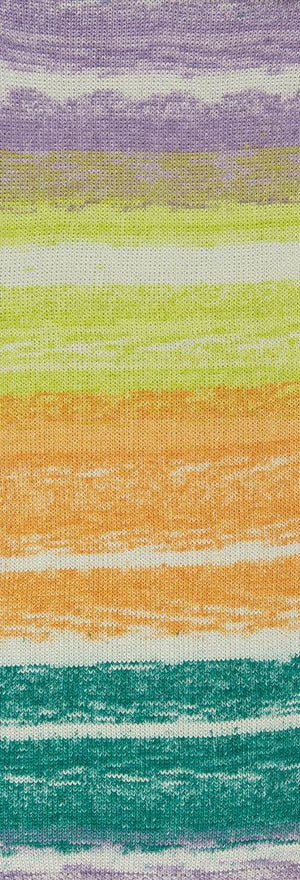 Cotone LANDSCAPE - Laines du Nord - Colore: 005 - Smeraldo Arancio Lime - by LacariaRicami.Store