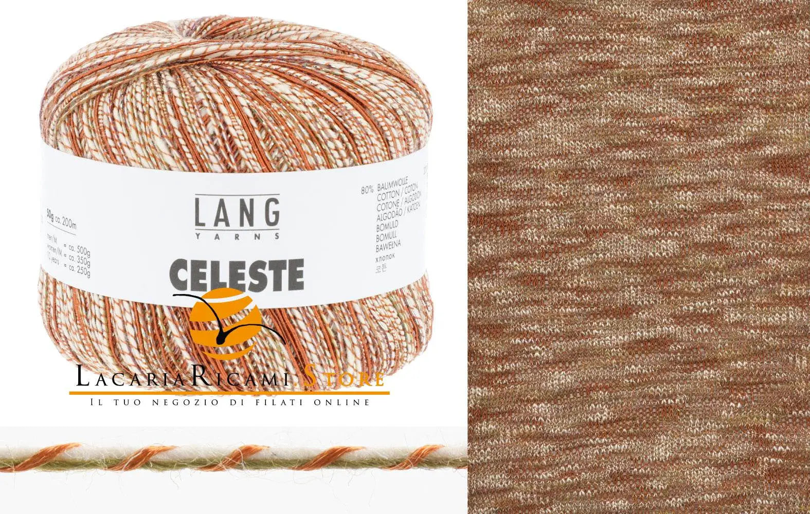 Cotone CELESTE - LANG YARNS - - LacariaRicami.Store
