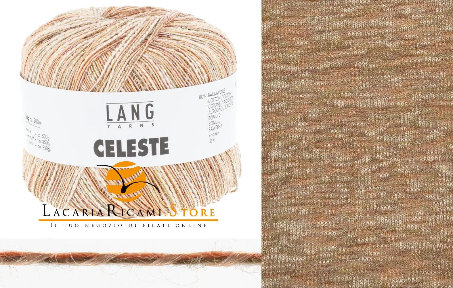 Cotone CELESTE - LANG YARNS - - LacariaRicami.Store