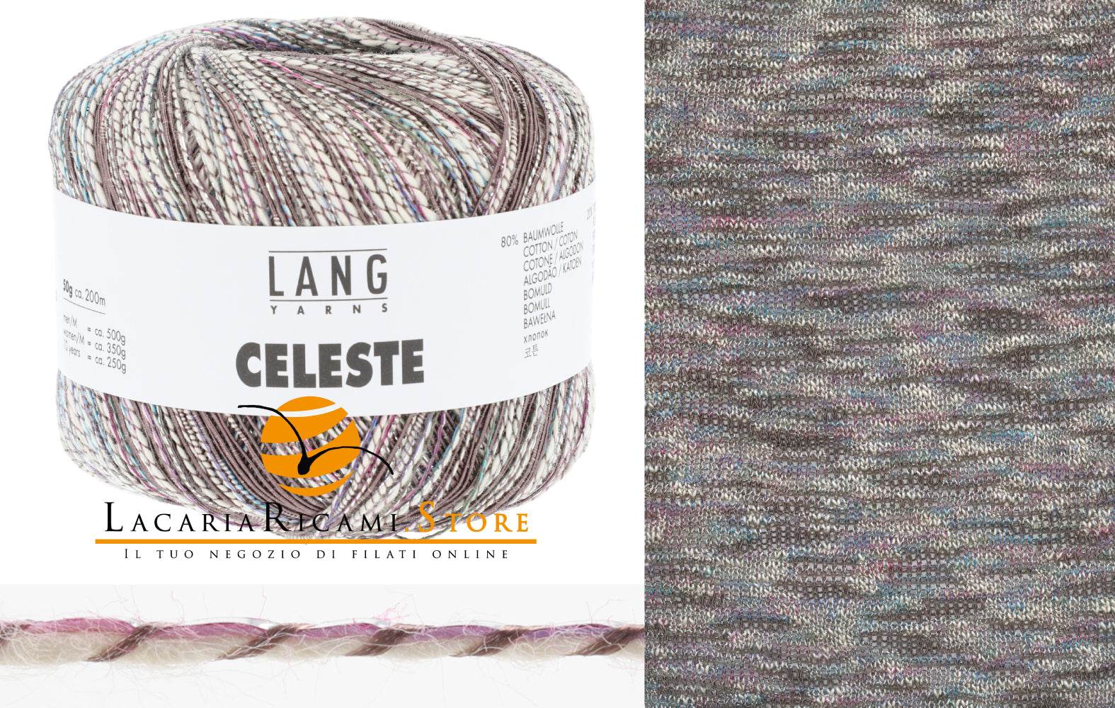 Cotone CELESTE - LANG YARNS - - LacariaRicami.Store