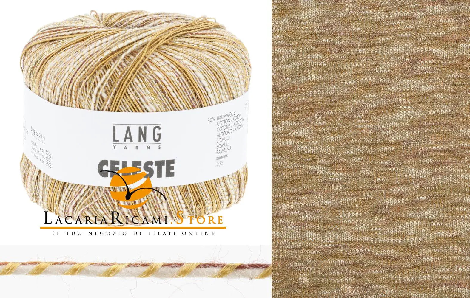 Cotone CELESTE - LANG YARNS - - LacariaRicami.Store