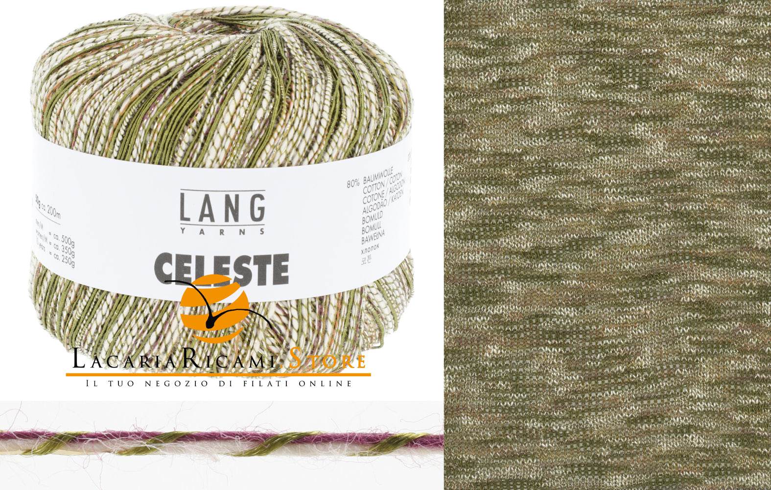Cotone CELESTE - LANG YARNS - - LacariaRicami.Store
