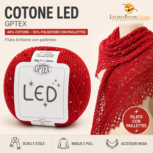 Cotone LED - GPTEX - Colore: - by LacariaRicami.Store