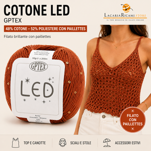 Cotone LED - GPTEX - Colore: - by LacariaRicami.Store
