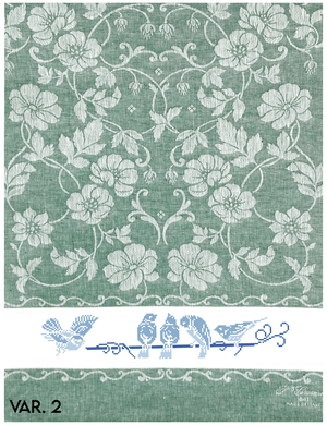 AsciugaPiatti LIBERTY - F.lli Graziano - Colore: V.2 - VERDE BOSCO - by LacariaRicami.Store