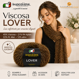 Viscosa LOVER - Tropical Lane - Colore: - by LacariaRicami.Store