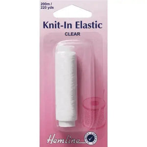 Filo Elastico da cucire - Hemline - Colore: TRASPARENTE - 200 metri - by LacariaRicami.Store