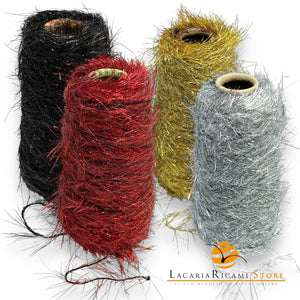 COTONE Lamè LUXORY CUT - Effetto Pelliccia - - LacariaRicami.Store