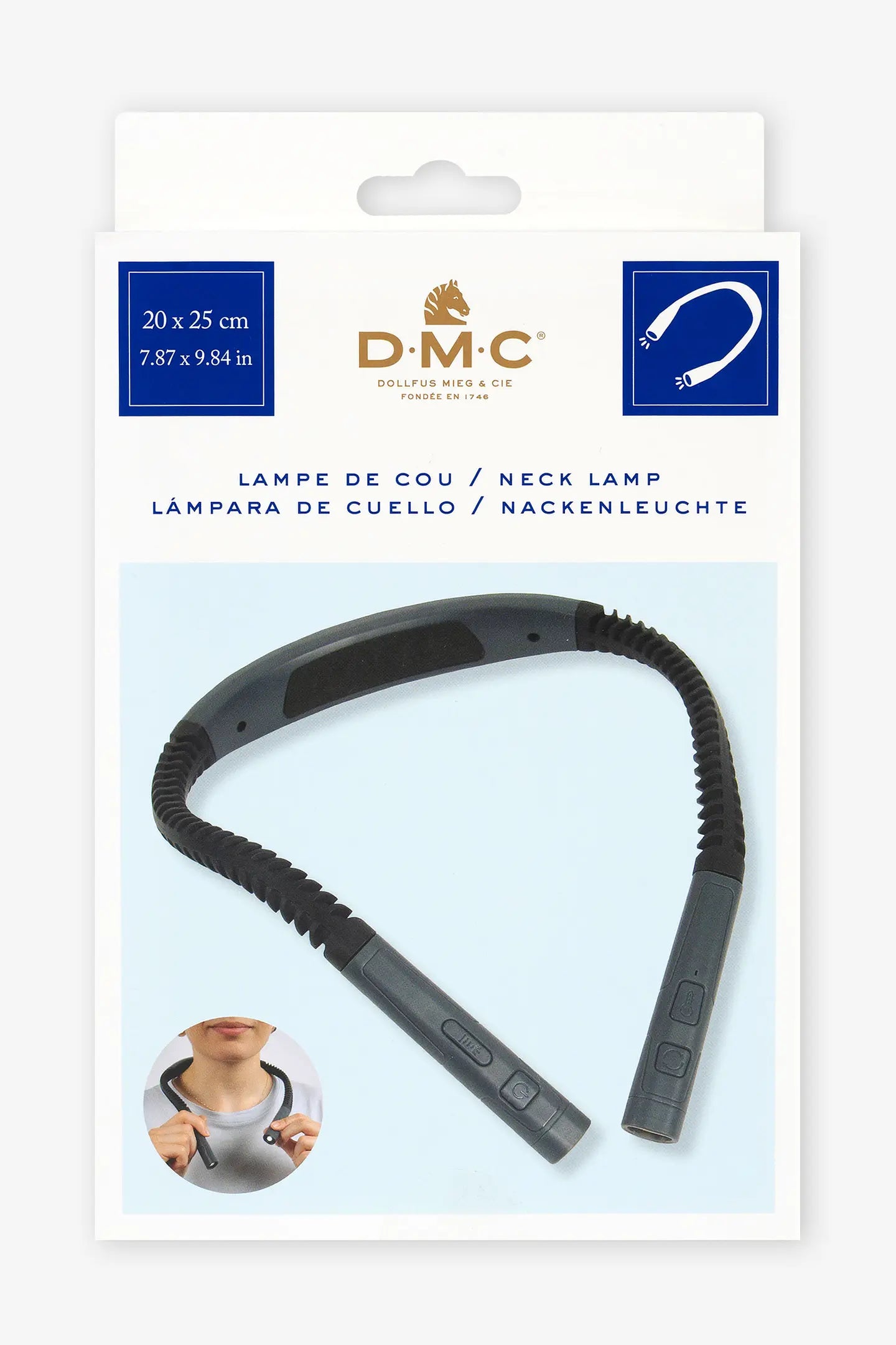 Lampada LED da collo ricaricabile - DMC