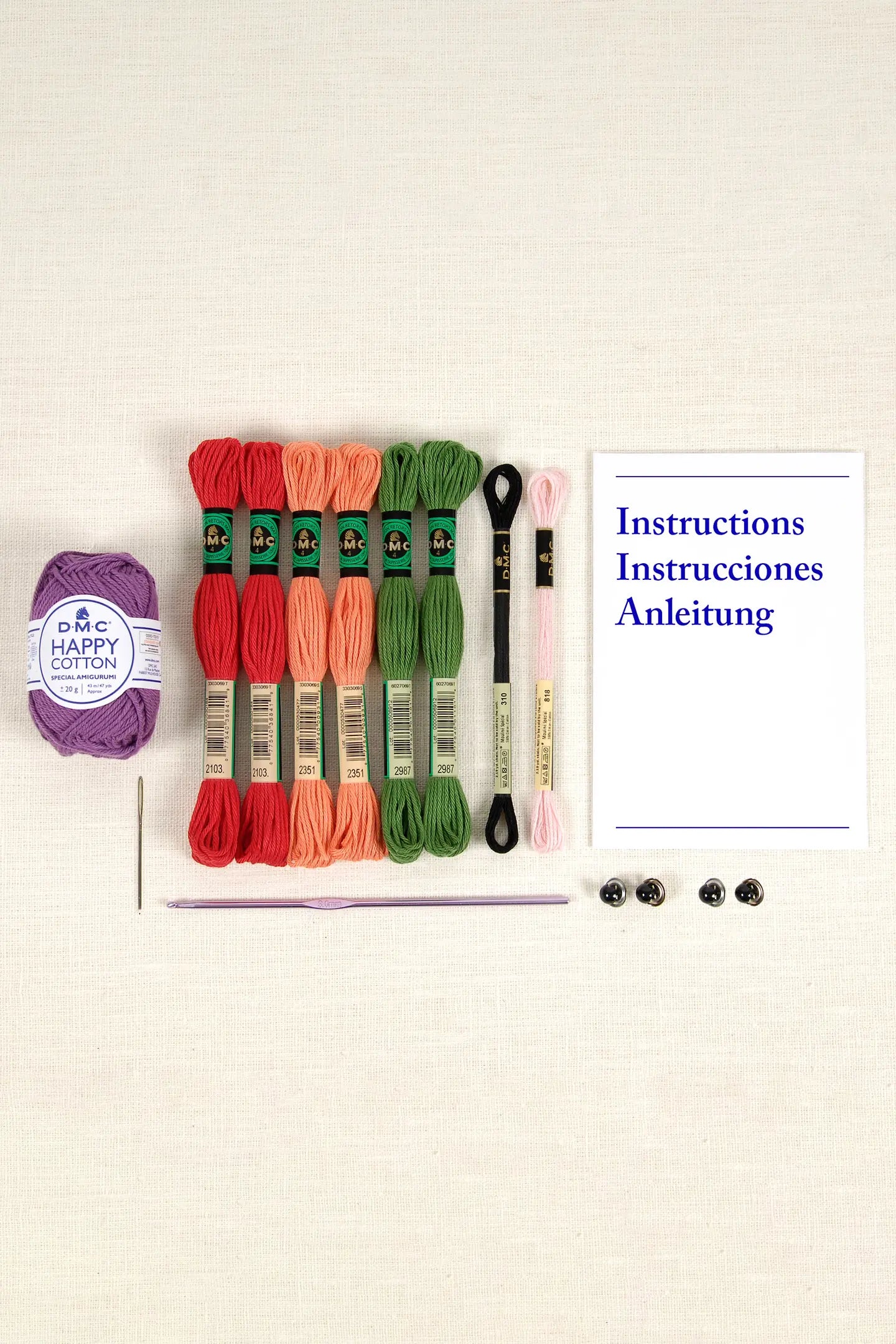 Le nostre amiche verdure Kit Amigurumi intermedio - DMC