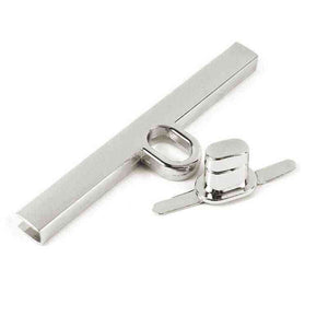 CHIUSURA a girello per BORSA - 94x24 mm ARGENTO - LacariaRicami.Store