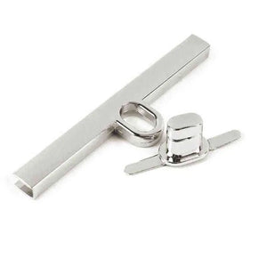 CHIUSURA a girello per BORSA - 94x24 mm - Colore: ARGENTO - by LacariaRicami.Store