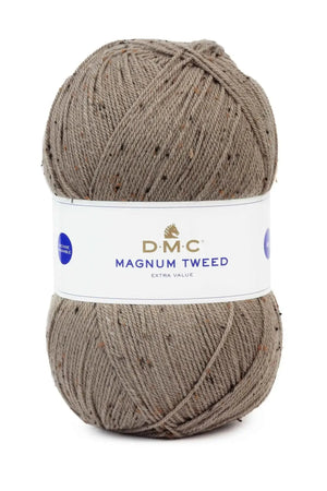 Lana Magnum TWEED - DMC - Colore: 112 - NOCCIOLA TWEED - by LacariaRicami.Store