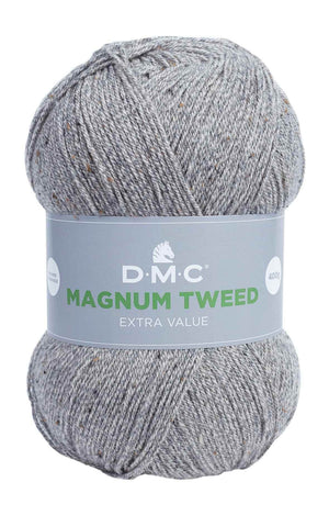 Lana Magnum TWEED - DMC - Colore: 752 - GRIGIO TWEED - by LacariaRicami.Store