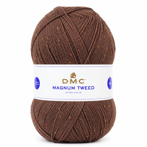 Lana Magnum TWEED - DMC - Colore: 211 - CIOCCOLATO TWEED - by LacariaRicami.Store