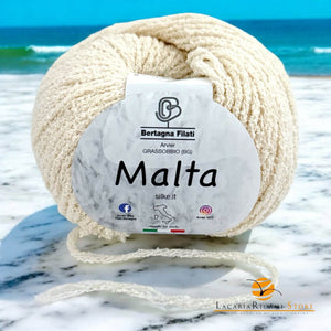 Cotone MALTA - Bertagna Filati - 24 - PANNA - LacariaRicami.Store
