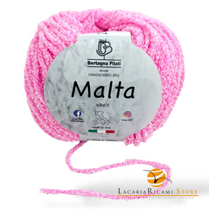 Cotone MALTA - Bertagna Filati - 25 - ROSA FLUO - LacariaRicami.Store