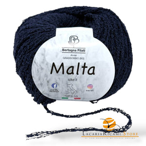 Cotone MALTA - Bertagna Filati - 27 - BLU SCURO - LacariaRicami.Store