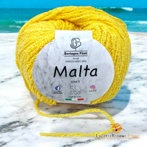 Cotone MALTA - Bertagna Filati - 29 - GIALLO SOLE - LacariaRicami.Store