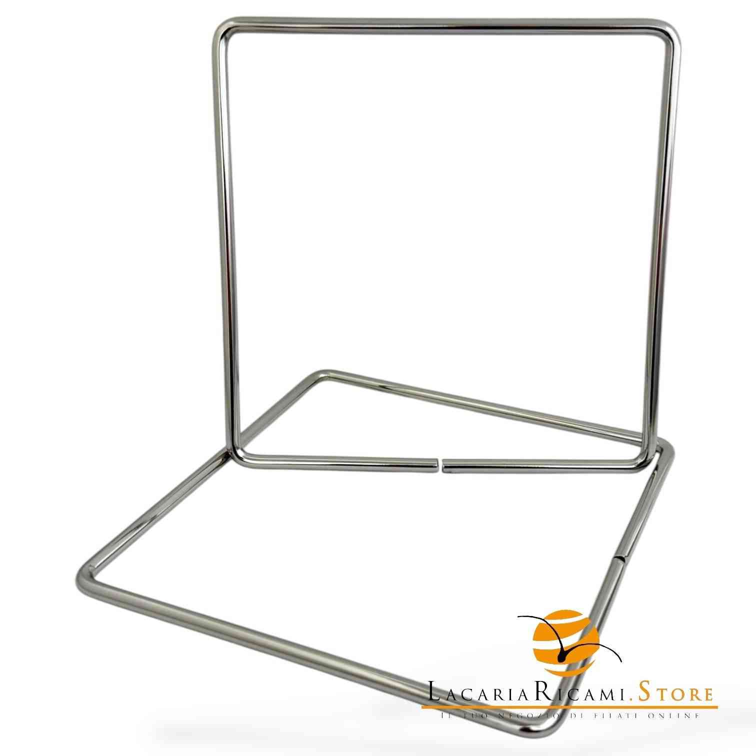 Manici QUADRATI Metallici - Mas Srl ARGENTO - LacariaRicami.Store