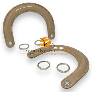 MANICI Stile DIOR Con Moschettoni in Ecopelle Lucida - - LacariaRicami.Store