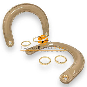 MANICI Stile DIOR Con Moschettoni in Ecopelle Lucida - - LacariaRicami.Store