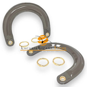 MANICI Stile DIOR Con Moschettoni in Ecopelle Lucida - - LacariaRicami.Store