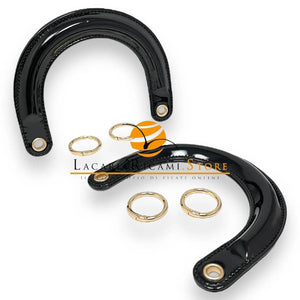 MANICI Stile DIOR Con Moschettoni in Ecopelle Lucida - - LacariaRicami.Store