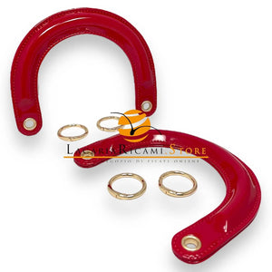 MANICI Stile DIOR Con Moschettoni in Ecopelle Lucida - - LacariaRicami.Store