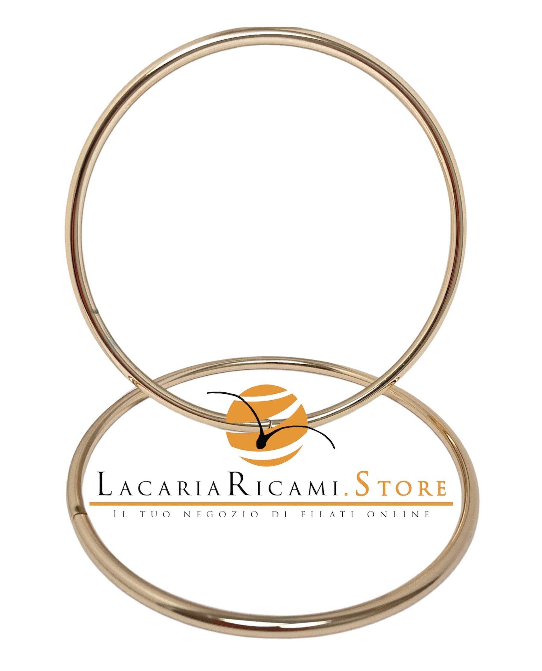 Manici TONDI Metallici - Mas Srl - - LacariaRicami.Store