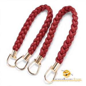 Manici Intrecciati Per Borse - MAF Accessories - Colore: ROSSO - by LacariaRicami.Store