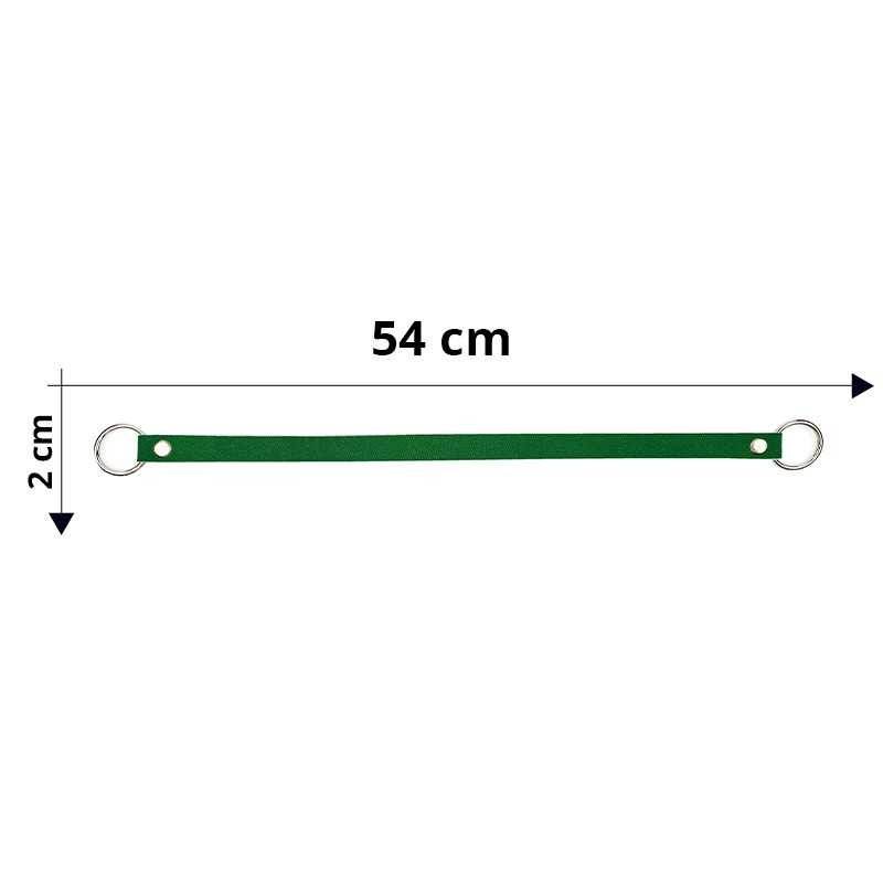Manico Per Borsa Con Anelli In Metallo 54x2 Cm - - LacariaRicami.Store