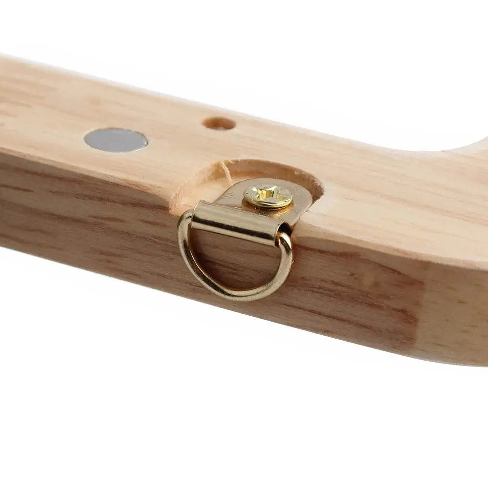 CLIK CLAK In Legno Con Perla Quadrata 20x8Cm - - LacariaRicami.Store