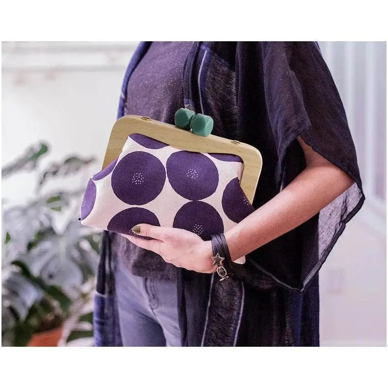 CLIK CLAK In Legno Con Perla Quadrata 20x8Cm - - LacariaRicami.Store