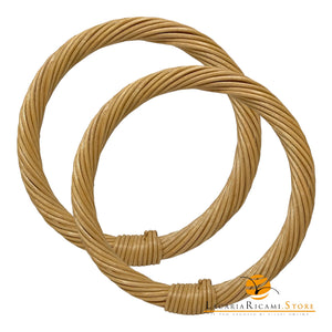 MANICI in Rattan - Colore: 12,5 Cm - NATURALE - by LacariaRicami.Store
