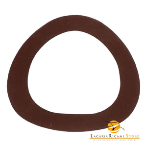 MANICI In Legno 15x13.5 Cm: Eleganza Artigianale per Borse MARRONE - LacariaRicami.Store