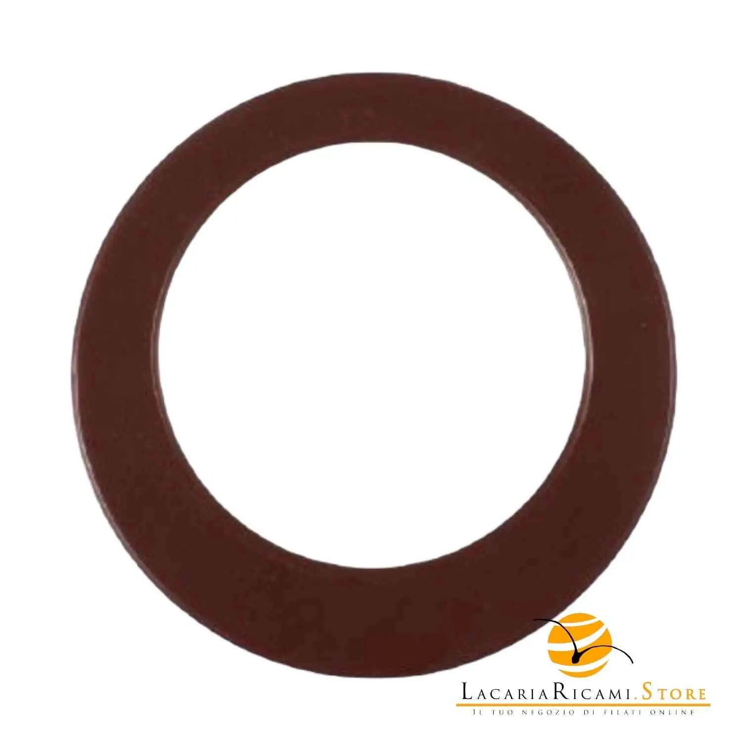 MANICI In Legno CERCHIO - 17 Cm - Colore: MARRONE - by LacariaRicami.Store
