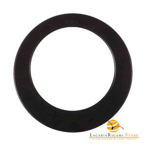 MANICI In Legno CERCHIO - 17 Cm NERO - LacariaRicami.Store