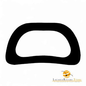 Manici In Legno 19,5x10,5 Cm per Borse - Colore: NERO - by LacariaRicami.Store