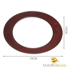 MANICI In Legno OVALE - 19x14 Cm - Colore: - by LacariaRicami.Store