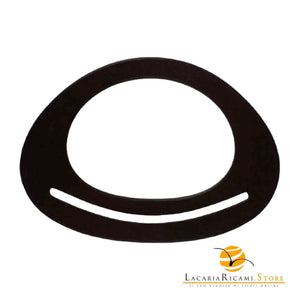 MANICI In Legno 19x14 Cm Per Borse - Colore: NERO - by LacariaRicami.Store