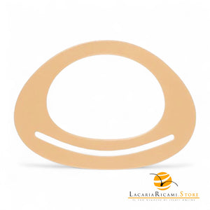 MANICI In Legno 19x14 Cm Per Borse PANNA - LacariaRicami.Store